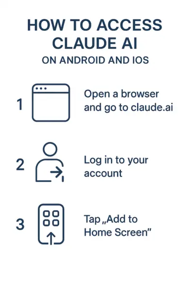 Download Claude AI on android and IOS