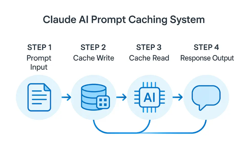 Claude AI prompt caching steps