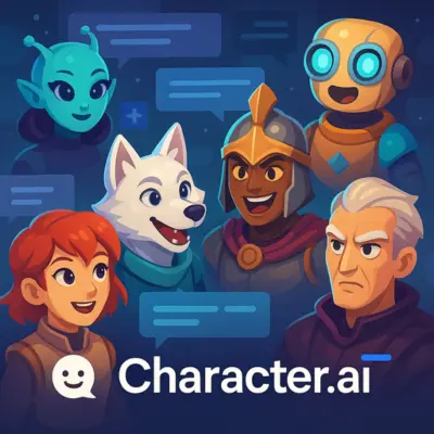 AI platform for creating and chatting with custom virtual characters using language models