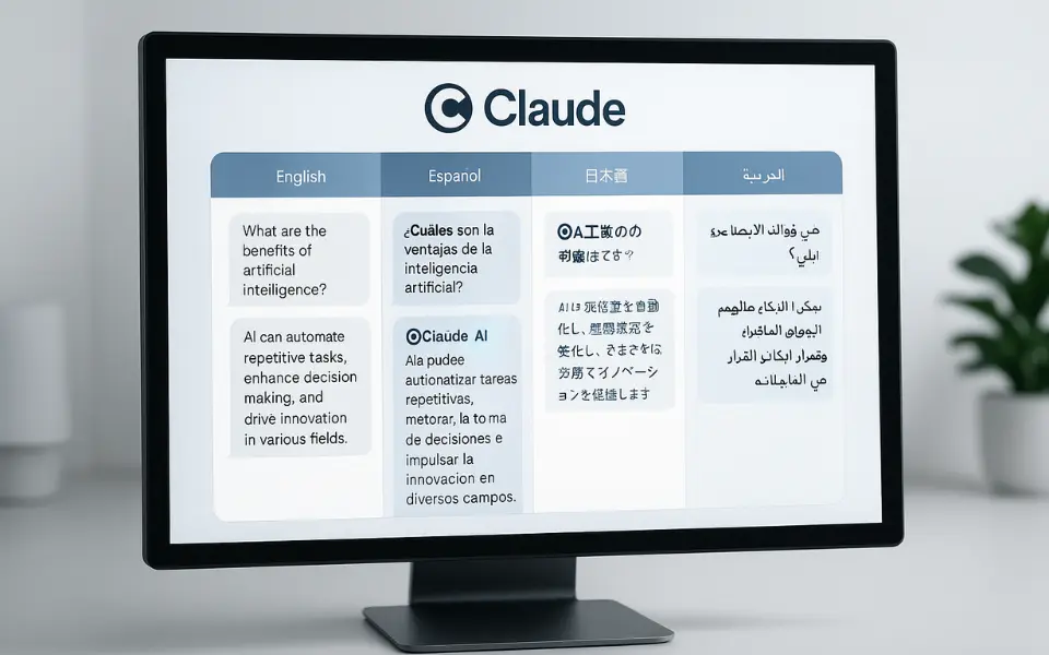 Use Claude in different languages