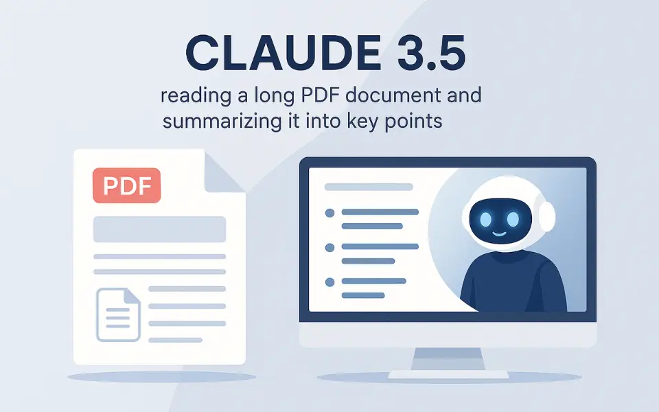 Claude 3.5 Agent Summarizing a PDF