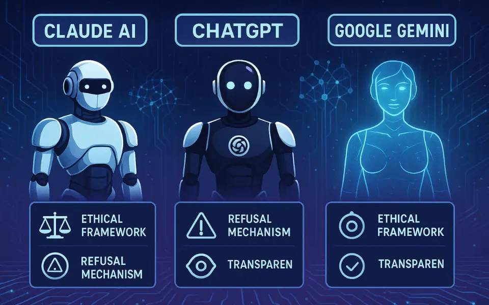 Comparing Claude AI with Chatgpt and google gemini